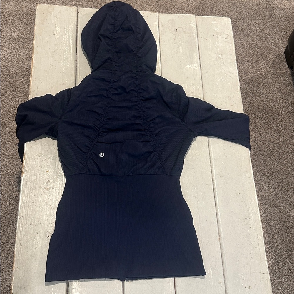 Lululemon Dance Studio Jacket III Inkwell Navy Reversible sz 6 - Picture 4 of 8